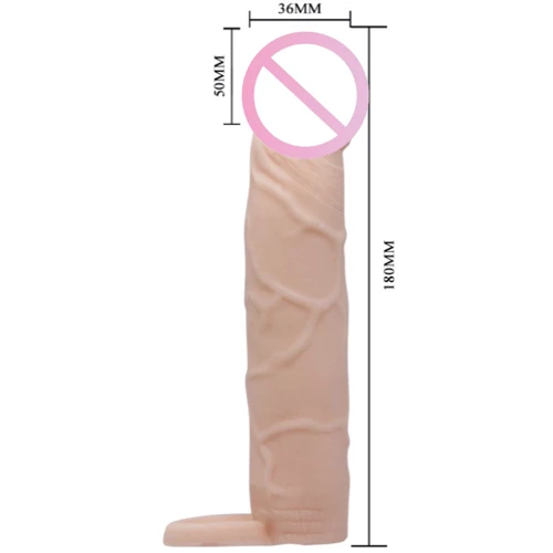 Насадка на член LYBAILE Pretty Love Penis Sleeve Flesh 7 "