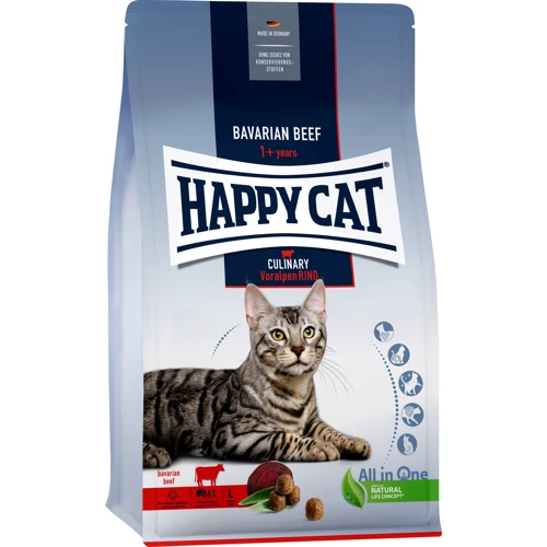 Сухой корм для кошек Happy Cat Culinary Voralpen Rind со вкусом говядины 1.3 кг (70558)