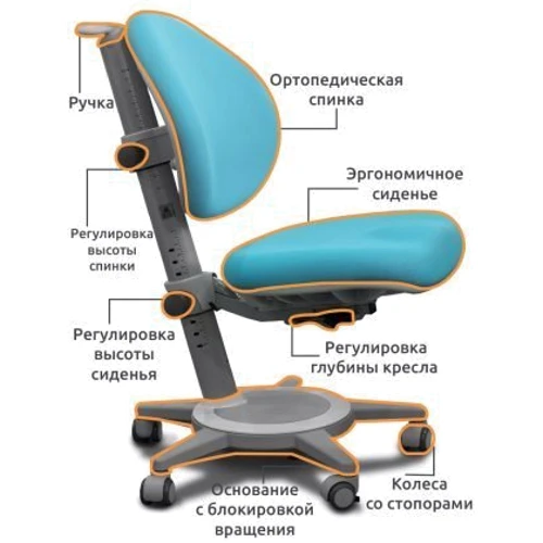 Кресло Mealux Cambridge G (арт.Y-410 G): Возраст ребенка От 5-ти лет