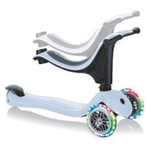 Самокат GLOBBER серии GO UP SPORTY пастельный синий, до 20/50кг, 1+, 3 колеса с подсветкой: Тип колес литые