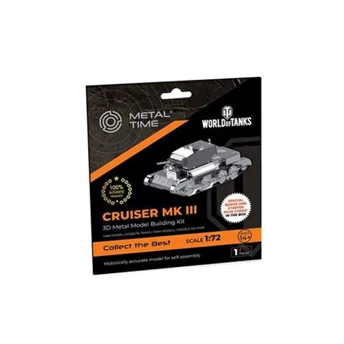 Коллекционная модель-конструктор Metal Time Cruiser Mk III танк World of Tanks (MT064)