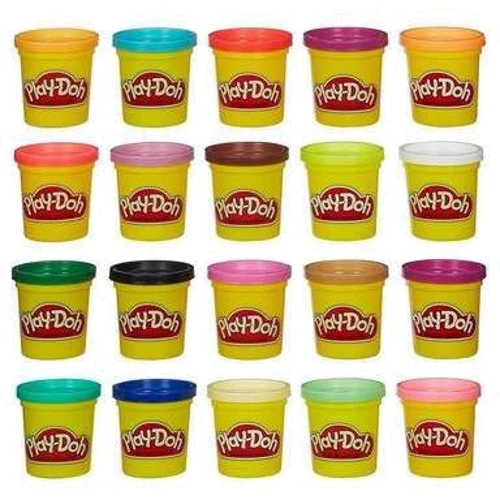 Набор пластилина Hasbro Play-Doh 20 баночек (A7924): Возраст от 3-х лет