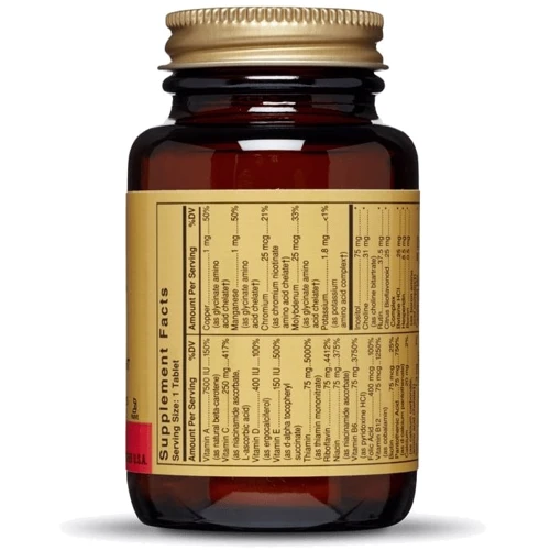 Solgar Formula V VM-75 Multiple Vitamins with Chelated Minerals 30 tabs Мультивитамины и минералы: Пол Унисекс