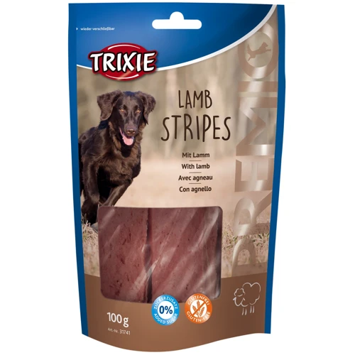Лакомство Trixie Premio Lamb Stripes с ягненком 100 г (4011905317410)