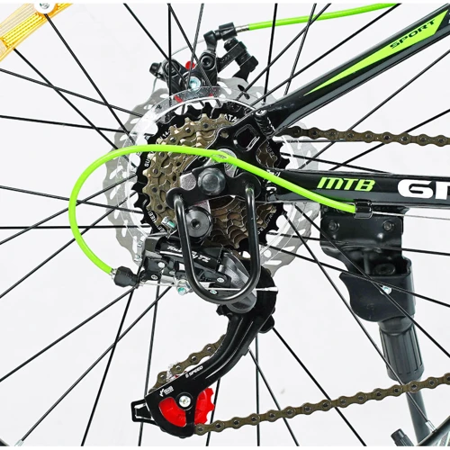 Велосипед спортивный Corso Gravity 24", рама 12", зеленый (GR-24205)