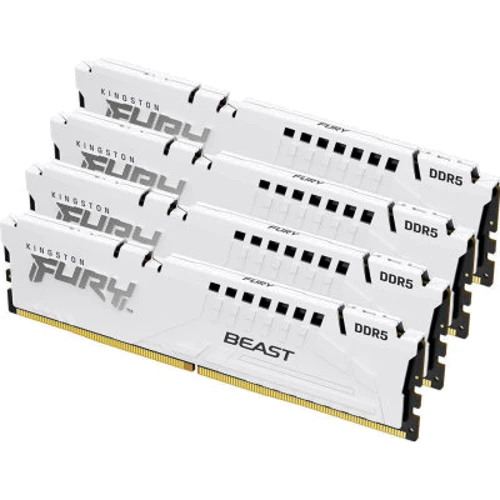 Kingston FURY 128 GB (4x32GB) DDR5 5600 MHz Beast White (KF556C40BWK4-128)