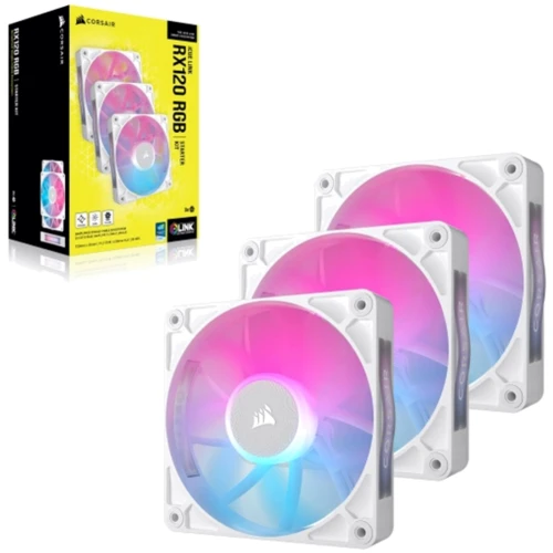 Кулер Corsair iCUE Link RX120 RGB PWM White Triple Pack (CO-9051022-WW): Тип вентилятор