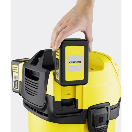 Пилосос Karcher WD4-18 (1.628-600.0): Максимальна потужність 380 Вт