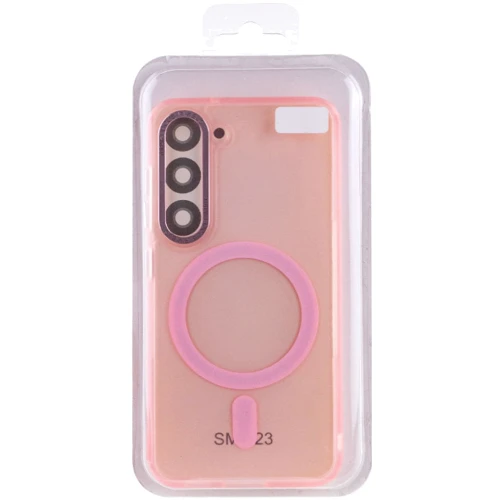 Чехол для телефонов Epik TPU Lyon Frosted with MagSafe Pink for Samsung S911 Galaxy S23: Материал TPU+PC, Пластик, TPU