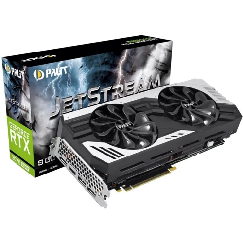 Видеокарта Palit GeForce RTX 2070 SUPER JetStream 8GB (NE6207SS19P2-1040J): Объем памяти, Гб 8