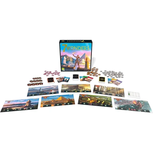 Настольная игра Repos Production 7 Wonders 2nd edition EN 7 чудес 2-е издание, НА АНГЛИЙСКОМ ЯЗЫКЕ: Тип Детские