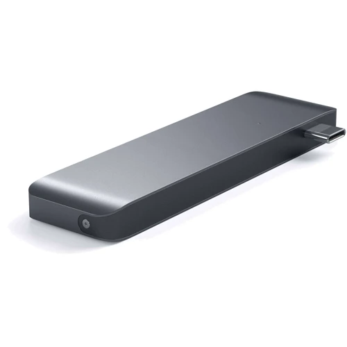 Адаптер Satechi Adapter Combo USB-C to micro SD+SD+3xUSB3.0 Space Grey (ST-TCUHM): Додаткові роз'єми USB OTG, SD+TF Card