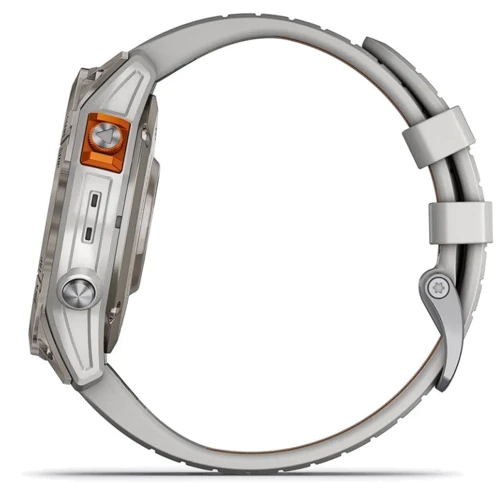 Смарт-годинник Garmin Fenix 7 Pro Sapphire Solar Titanium with Fog Gray/Ember Orange Band (010-02777-21): Стандарт захисту 10 ATM