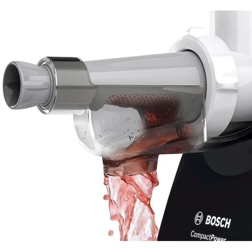 Мясорубка Bosch MFW3X18B: Дополнительные возможности Прорезиненные ножки, Отсек для хранения насадок, Отсек для хранения шнура, Встроенная ручка для пере