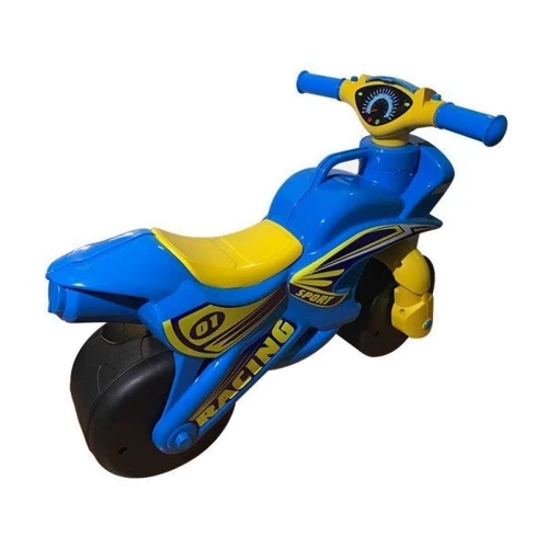 Каталка Active Baby Sport музыкальная желто-голубая (0139-011М)