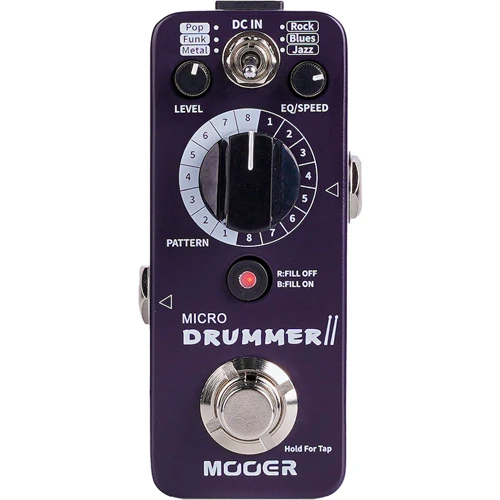 Педаль гітарних ефектів Драм машина MOOER MICRO DRUMMER II