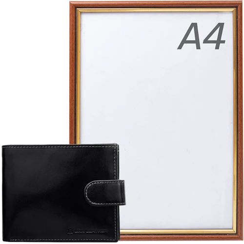 Мужское портмоне DNK Leather черное (DNKN01L-NL-black): Страна производитель Польша