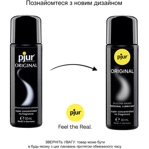 Универсальная смазка на силиконовой основе pjur Original 30 мл, 2в1: для секса и массажа