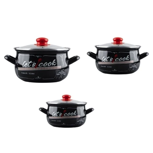 Набор кастрюль Gusto GT-T-3-LCB Lets cook 6 предметов (117889): Количество предметов в наборе 6