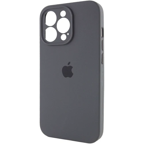 Чехол для iPhone Mobile Case Silicone Case Full Camera Protective Dark Gray for iPhone 15 Pro Max: Материалы Силикон