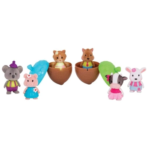Іграшка Li`l Woodzeez Bobblehead 6 одиниць Серія 3 (63200Z): Тип Набор игровых фигурок