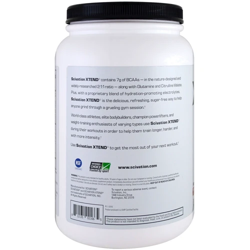 Аминокислота для спорта Scivation Xtend BCAAs 1269 g /90 servings/ Blood Orange: Вес 1269 г