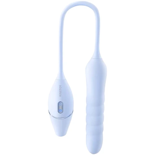 Пульсатор с вакуумным стимулятором KissToy Cathy III Light Blue