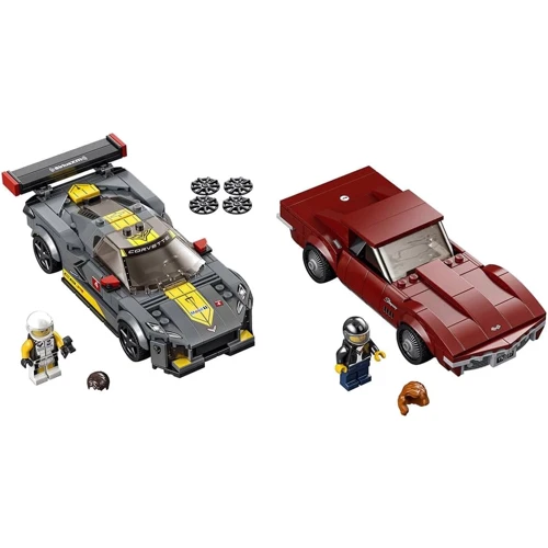 LEGO Speed Champions Chevrolet Corvette C8.R Race Car and 1968 Chevrolet Corvette (76903): Количество деталей, шт. 512