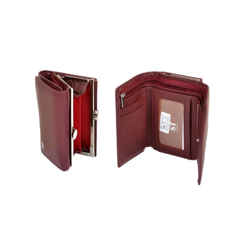 Женский кошелек Sergio Torretti бордовый (29722 date-red): Пол Женский
