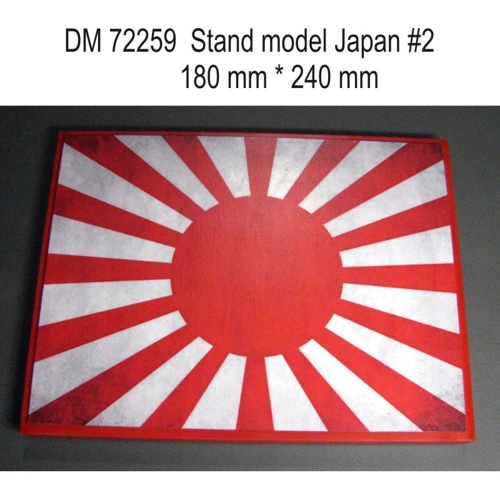 Подставка для моделей авиации DAN models Тема: Япония, вариант №2 (240x180 мм)