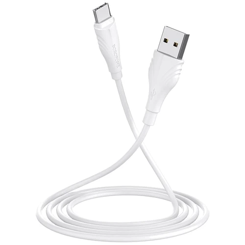 Кабель Borofone USB Cable to USB-C Optimal 2m White (BX18): Тип USB Cable - USB-C