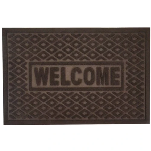 Коврик под двери Мой Дом Welcome 45х75 см коричневый (TZR01424/Br)
