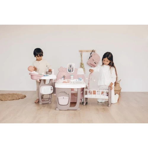 Ігровий центр Smoby Toys Baby Nurse Кімната малюка з кухнею, ванною, спальнею та аксесуарами (220376) фото 5