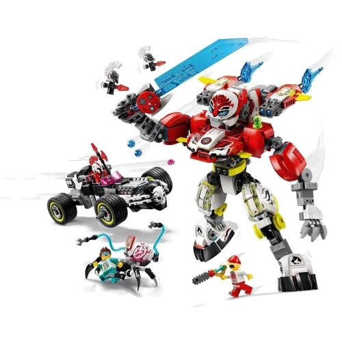 Конструктор LEGO DREAMZzz Робот-тигр Купера та Хот-род авто Зеро 1006 деталей (71497): Кількість деталей, шт. 1006