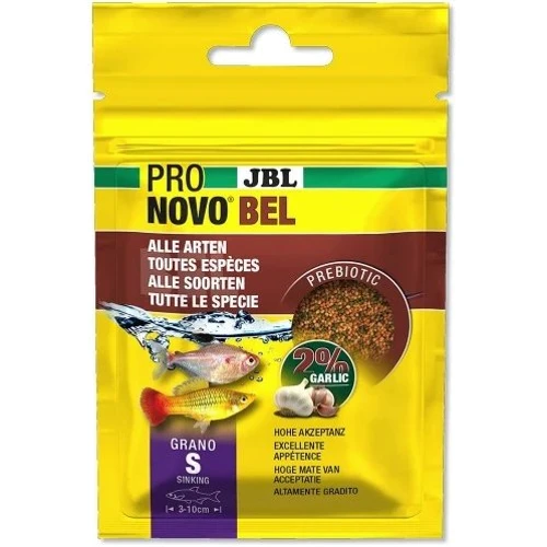 Корм JBL Pronovo BelL Grano S для рыб гранулированый 20мл/18г 3111500 (167,303)