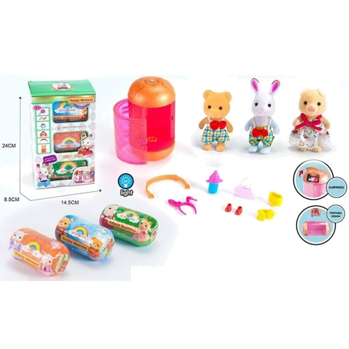 Животные флоксовые Колба-фонарик 3 шт (MBE18-8): Производитель Noname