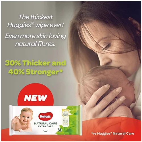 Салфетки влажные Huggies N'CARE Gold 56 шт.: Производитель Huggies