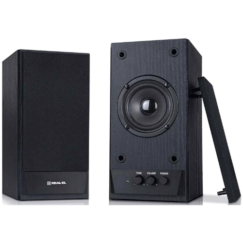 Акустическая система REAL-EL S-219 Black (EL121200004): Материал корпуса МДФ