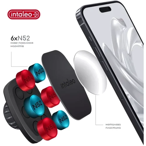 Держатель Intaleo Car Holder Magnetic Black (CM05GG): Производитель Intaleo