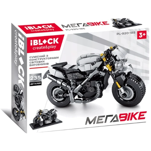 Конструктор IBLOCK PL-920-185 235дет., МЕГАBIKE