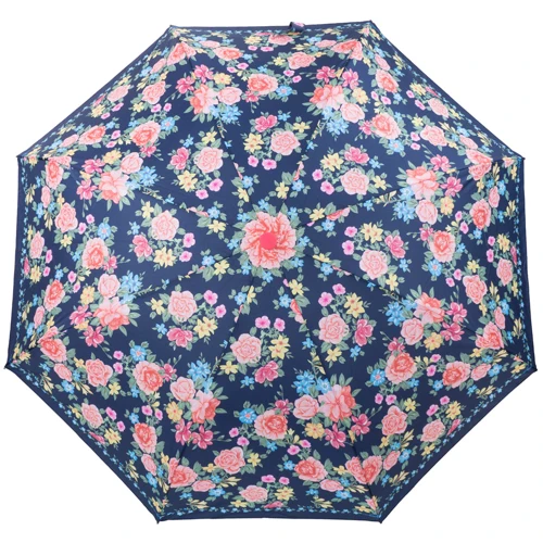 Парасолька жіночий механічний Art Rain синій (ZAR5316-6)