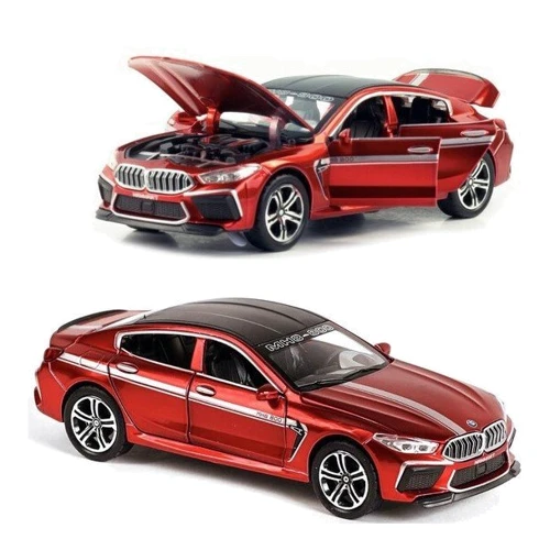 Коллекционная машинка Автопром BMW MH8-800 Manhart 1:32 металлическая 3 цвета свет, звук (7576) фото 8