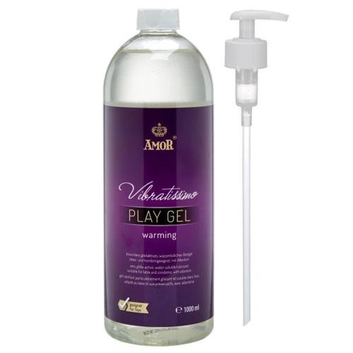 Разогревающий лубрикант Amor Vibratissimo Play Gel Warming, 1000 мл