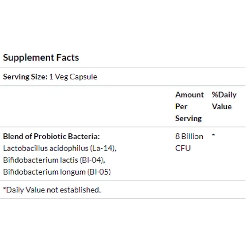 Now Foods 8 Billion Acidophilus & Bifidus, 120 Veg Capsules: Форма выпуска Капсулы