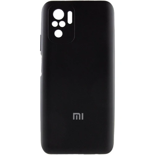 Аксессуар для смартфона Mobile Case Silicone Cover Black for Xiaomi Redmi Note 10 / Xiaomi Redmi Note 10s: Материал силикон