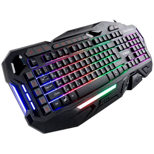 Клавіатура Vinga KBG417 black: Підключення дротове