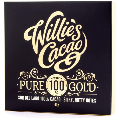 Шоколад чорний Willie's Сacao Pure Gold 100% 40 г (5060165580255)