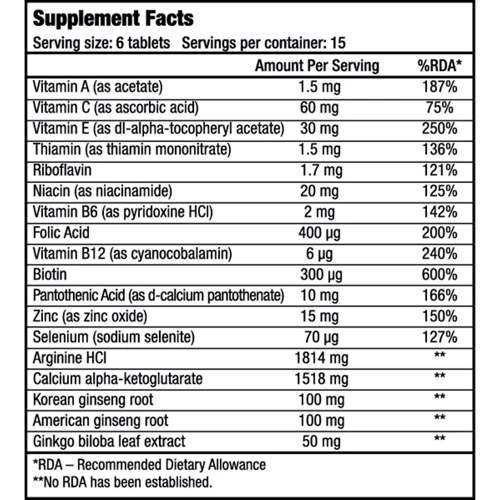 Аминокислота для спорта BioTechUSA Men's Arginine 90 caps: Вкус Без вкуса