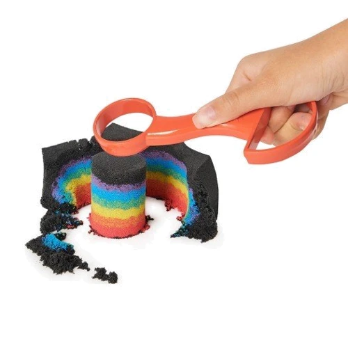 Набор песка для детского творчества - Kinetic Sand Мегафабрика (4 цвета, 907 g, аксесс.)