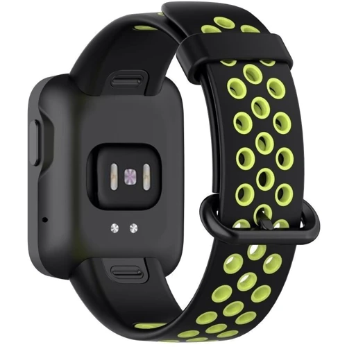 Ремешок Becover Sport Band Vents Style Black/Green for Xiaomi Mi Watch Lite/Redmi Watch 2/Redmi Watch 2 Lite (710501): Тип Ремешок